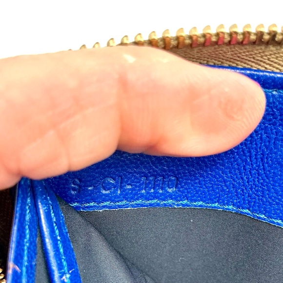 Celine Long Zipped Bicolor Wallet #1138 - Picture 5 of 6